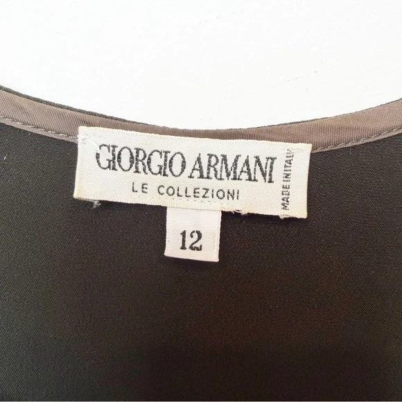Giorgio Armani | Le Collezioni Vintage Silk Tank Top Made in Italy - Picture 6 of 7